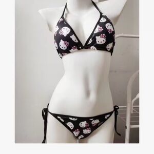 Hello Kitty Black and White Bikini